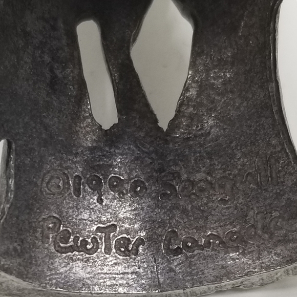 Two pewter candleholders created Canadian craftmakers, Seagull - Picture 3 of 5